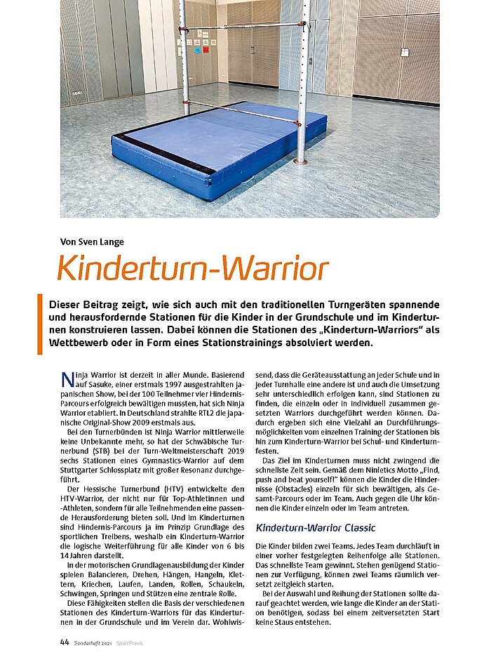 KINDERTURN-WARRIOR