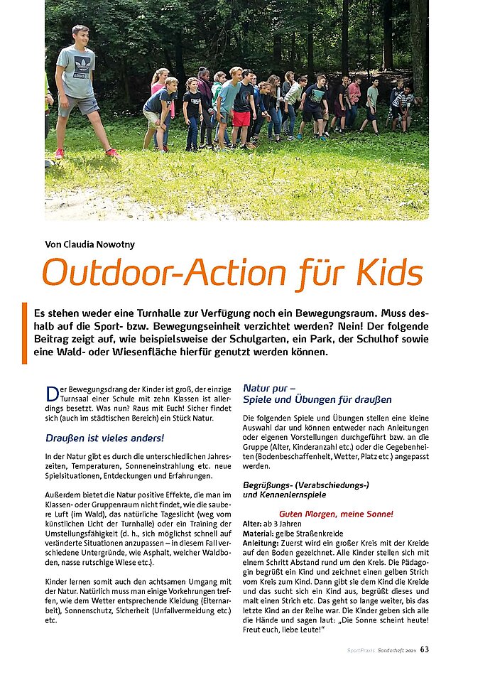 OUTDOOR-ACTION FR KIDS