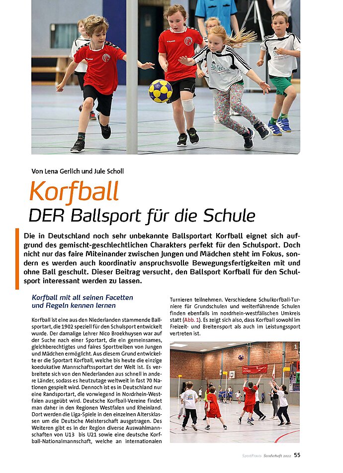 KORFBALL DER BALLSPORT FR DIE SCHULE