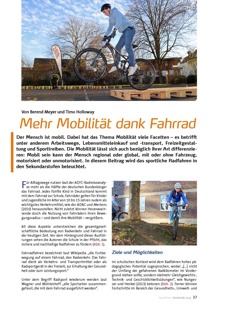 MEHR MOBILITT DANK FAHRRAD