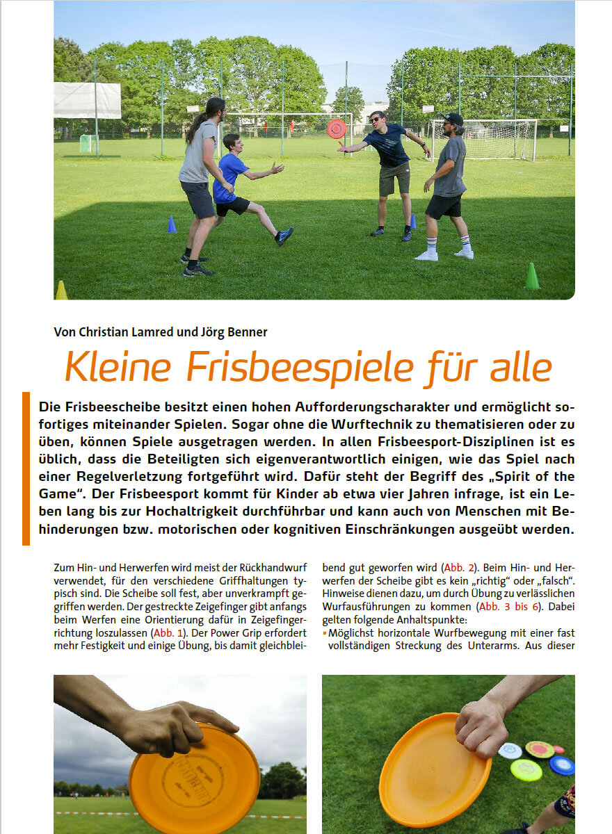 KLEINE FRISBEESPIELE FR ALLE