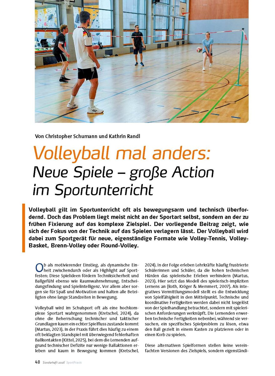 Auf diesem Bild sehen Sie das Produktbild 1 f�r VOLLEYBALL MAL ANDERS