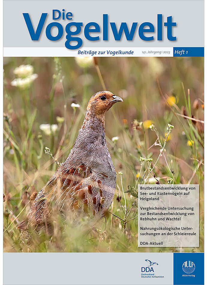 DIE VOGELWELT 141 (2023) HEFT 1