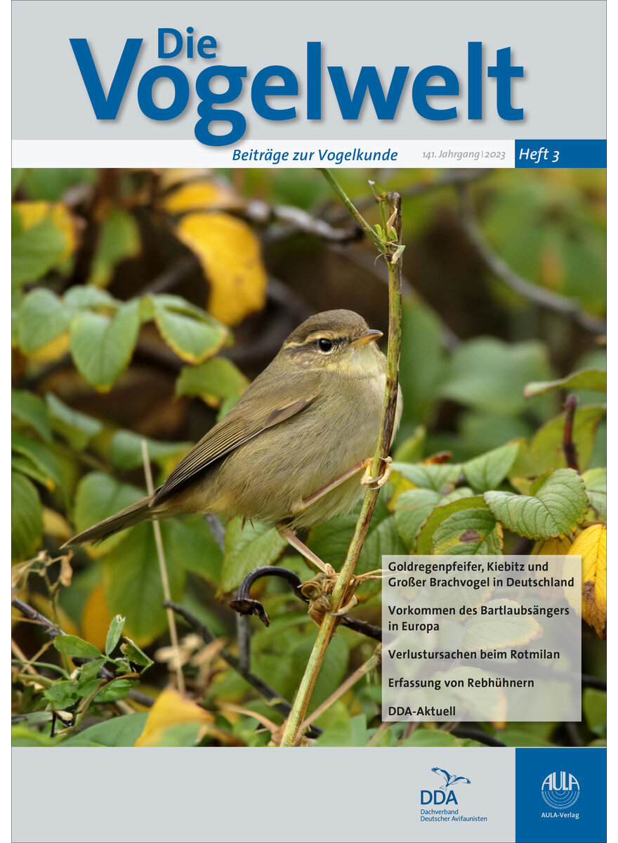 Auf diesem Bild sehen Sie das Produktbild 1 fr DIE VOGELWELT 141 (2023) HEFT 3