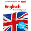 ENGLISCH SPRACHENKALENDER 2024 - BROWN/BUTZ