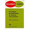 SCHEID, GRUNDL. DER MATHEMATIK FR STUDIUM UND LEHRAMT II (315-0965)