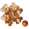 Auf diesem Bild sehen Sie das Produktbild 2 fr BAMBUS-PUZZLE: KUGEL IM KFIG