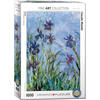 PUZZLE CLAUDE MONET: SCHWERT- LILIEN - 1000 TEILE