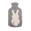 STRICKBEZUG HASE BOMMEL MIT 2 LITER GUMMIWRMFLASCHE