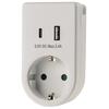 Auf diesem Bild sehen Sie das Produktbild 3 fr ZWISCHENSTECKER MIT USB DUO- LADEGERT