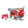Auf diesem Bild sehen Sie das Produktbild 1 fr LKW MB FEUERWEHR M. DREHLEITER 1:20 FUNKFERNGESTEUERT