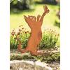 Auf diesem Bild sehen Sie das Produktbild 1 fr GARTENSTECKER KATZE MIT SCHMETTERLING
