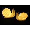 PORZELLAN-SCHNECKEN WHITE MIT LED-BELEUCHTUNG 2ER SET Bild 5