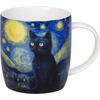 PORZELLANBECHER VAN GOGH KATZE