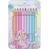Auf diesem Bild sehen Sie das Produktbild 1 fr GRIP-BUNTSTIFTE JUMBO SPARKLE PASTELL 10ER IN METALL-ETUI