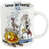 PORZELLANBECHER ASTERIX KAFFEE IST FERTIG