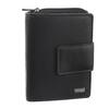 Auf diesem Bild sehen Sie das Produktbild 1 fr BLACK-NAPPA GELDBRSE MIT DRUCKKNOPFVERSCHLUSS RFID-PROT