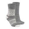 ALPAKA HYGGE SOCKEN GRAU 2ER-PACK GR. 35-38