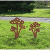 Auf diesem Bild sehen Sie das Produktbild 2 f�r GARTENSTECKER PILZE 2ER-SET - METALL MIT ECHTROST