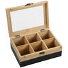 Auf diesem Bild sehen Sie das Produktbild 2 f�r TEEBEUTEL-BOX MIT 6 F�CHERN AUS BAMBUS