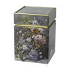 Auf diesem Bild sehen Sie das Produktbild 1 f�r BLECH-TEEDOSE RENOIR FR�HLINGS BLUMEN 7,5 X 7,5 X 11 CM