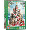 Auf diesem Bild sehen Sie das Produktbild 1 f�r PUZZLE DER KATZEN-WEIHNACHTS- BAUM 1000 TEILE