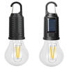 Auf diesem Bild sehen Sie das Produktbild 2 f�r LED GL�HLAMPE MIT SOLARZELLE, AKKU UND KARABINERHAKEN
