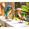 BLECHFIGUREN BUNTE V�GEL 2ER SET