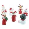 Auf diesem Bild sehen Sie das Produktbild 2 f�r WEIHNACHTS-DEKOFIGUREN 8ER-SET SCHNEEM�NNER, ELCHE UND WEIHNACHTSM�NNER