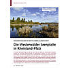 WASSERVOGELREICHE MITTELGEBIRG SLANDSCHAFT: DIE WESTERWLDER SEENPLATTE IN RHEINLAND-PFALZ