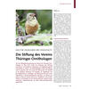 GELD FÜR VOGELKUNDE UND VOGEL SCHUTZ STIFTUNG DES VEREINS THÜRINGER ORNITHOLOGEN