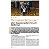 TANZEN IM SCHULSPORT: VOM BEWEGUNGSFORSCHER ZUM PERFORMER