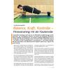 BALANCE, KRAFT, KONTROLLE - FITNESSTRAINING MIT DER FASZIENROLLE