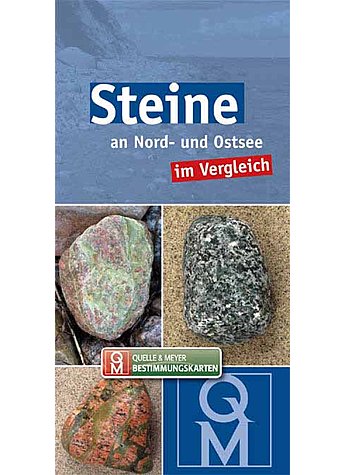 STEINE AN NORD- UND OSTSEE IM VERGLEICH-BESTIMMUNGSKARTE