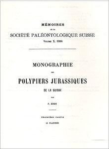 MONOGRAPHIE DES POLYPIERS JURASSIQUES DE LA SUISSE 1883