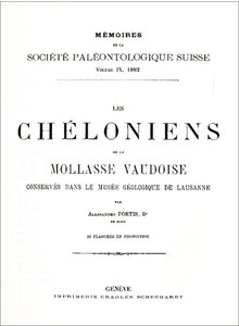 LES CHÈLONIDES DE LA MOLASSE VAUDOISE 1882 (9-1)
