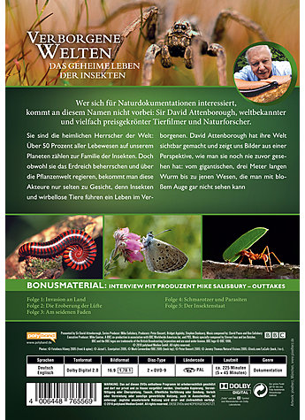 DVD VERBORGENE WELTEN - DAVID ATTENBOROUGH Bild 2