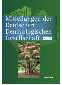 MITTEILUNGEN DER DEUTSCHEN DENDROLOGISCHEN GESELLSCHAFT NR. 104 - DT. DENDROLOG. GES.