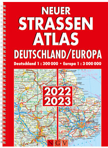 NEUER STRASSENATLAS 2022/2023 DEUTSCHLAND/EUROPA