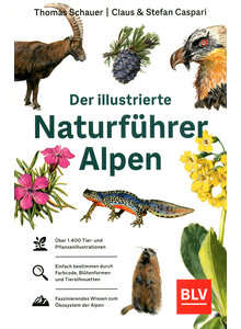DER ILLUSTRIERTE NATURFHRER ALPEN - SCHAUER/CASPARI
