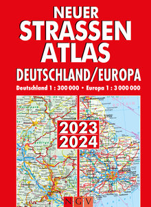 NEUER STRASSENATLAS 2023/2024 DEUTSCHLAND/EUROPA