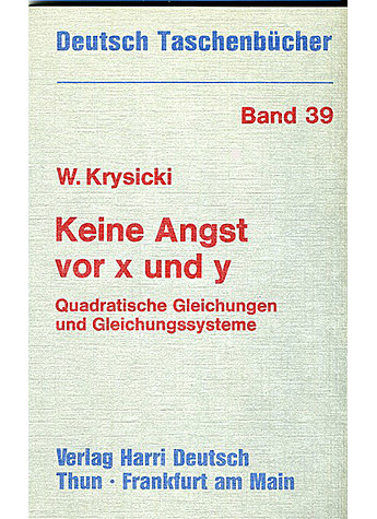 KRYSICKI: KEINE ANGST VOR X UND Y