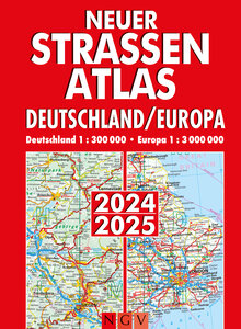 NEUER STRASSENATLAS 2024/2025 DEUTSCHLAND/EUROPA