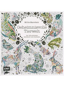 Auf diesem Bild sehen Sie das Produktbild fr AUSMALBUCH GEHEIMNISVOLLE TIERWELT - MILLIE MAROTTA