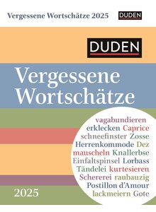 Auf diesem Bild sehen Sie das Produktbild fr KALENDER VERGESSENE WORTSCHTZE 2025 -
