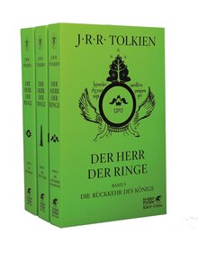 Auf diesem Bild sehen Sie das Produktbild fr DER HERR DER RINGE -  J.R.R TOLKIEN 3 BNDE IM SCHUBER