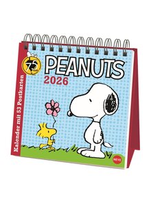 Auf diesem Bild sehen Sie das Produktbild fr PEANUTS POSTKARTENKALENDER 2026 -