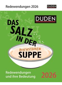 Auf diesem Bild sehen Sie das Produktbild fr TAGESABREIKALENDER DAS SALZ IN DER BUCHSTABEN-SUPPE 2026 -