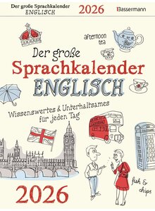 DER GROE SPRACHKALENDER ENGLISCH 2026 - BIRGIT ADAM