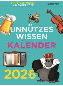Auf diesem Bild sehen Sie das Produktbild fr UNNTZES WISSEN KALENDER 2026 - DREWS/FELDBAUM